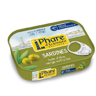 Sardines h.olive 135g phare d'