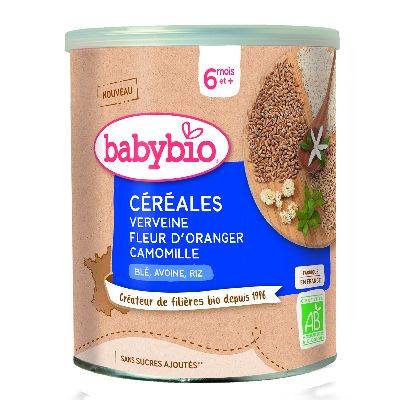 Céréales verveine fleur oranger camomille bébé - 220g