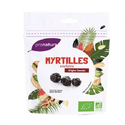 Myrtilles sechees 125g pronatu