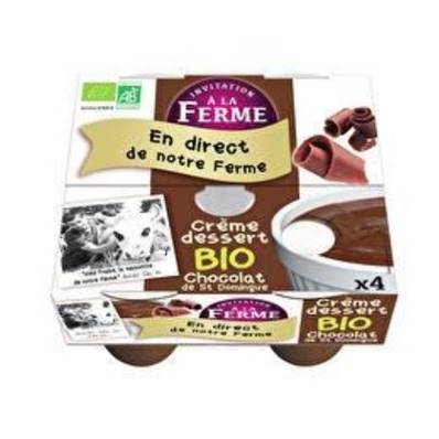 Crème dessert au chocolat - 4x100g