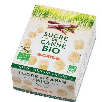 Sucre de canne morceaux - 500g