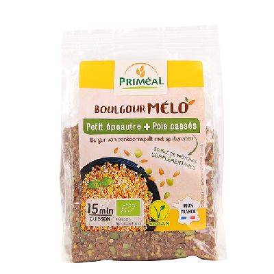 Boulgour mélo petit Épeautre + pois cassés