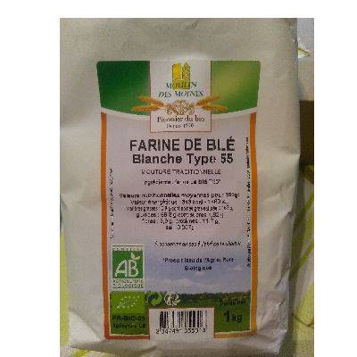 Farine de ble type 55 - 1kg