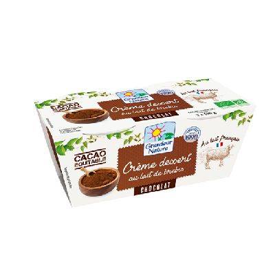 Crème choco brebis 2x100g 