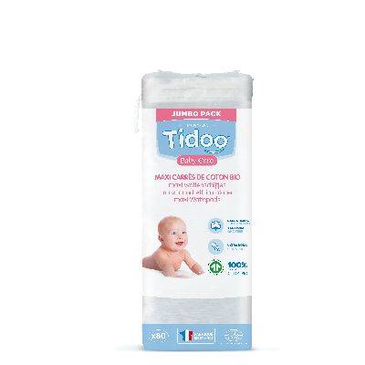 Maxi carrés bébés en coton bio