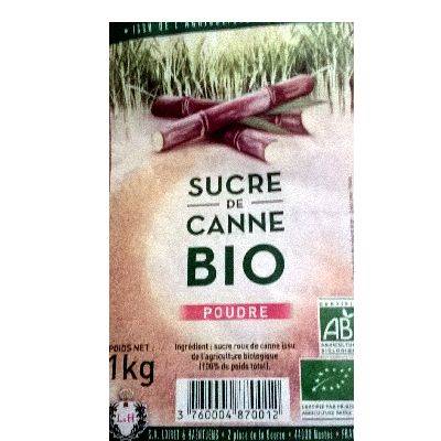 Sucre roux en poudre bio 1kg