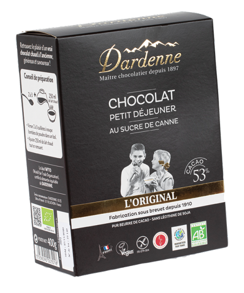 Chocolat poudre au sucre de canne - 400g