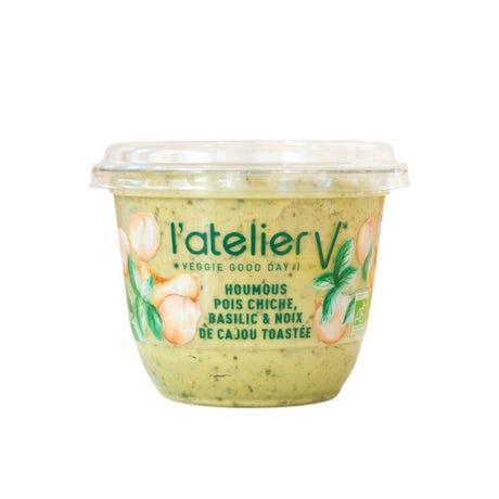 Houmous pois-chiche basilic cajou 150g