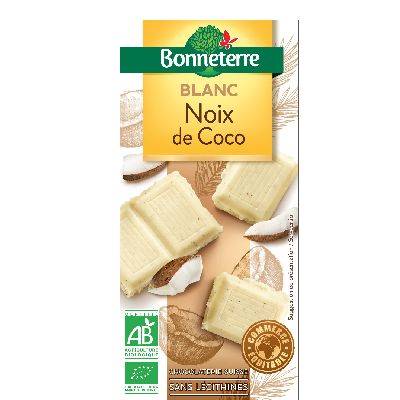 Chocolat blanc noix de coco- 100g