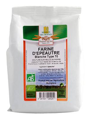 Farine d'épeautre bio blanche