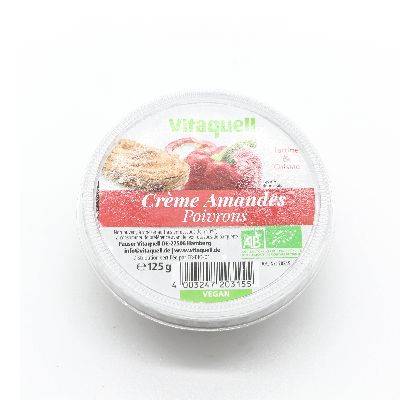 Crème tartinable amande poivron 125g