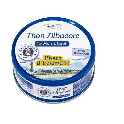 Thon albacore pauvre en sel 160g 