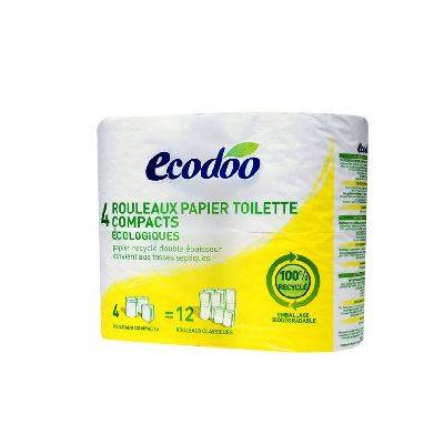 Papier toilette recyclé x4 rouleaux