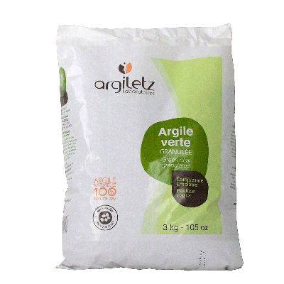 Argile verte granulée - 3kg