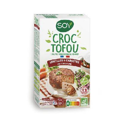 Croc tofu lentilles/carottes 2x100g