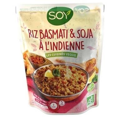 Riz basmati et soja à l'indienne - 220g