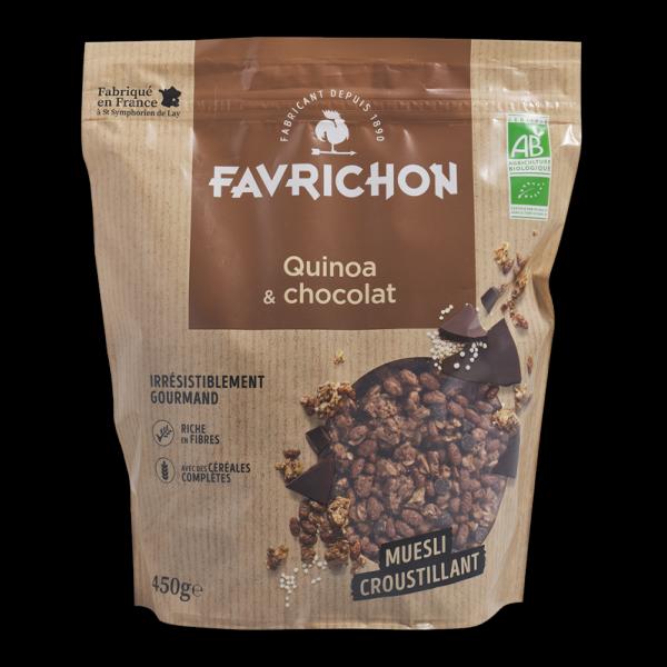 Muesli croustillant quinoa chocolat - 450gr