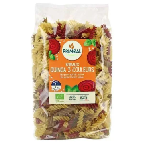 Spirales 3 couleurs blé quinoa - 500g