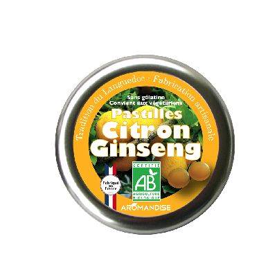 Pastilles citron ginseng