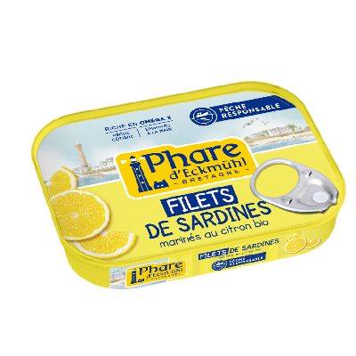 Filets de sardines marinade citron 90g