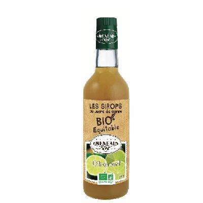 Sirop de citron vert bio au su