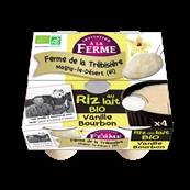 Riz au lait vanille - 4x125g