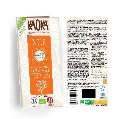 Chocolat noir orange - 100g