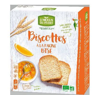 Biscottes a la farine bise