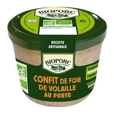 Confit de foie de volaille au porto 160g