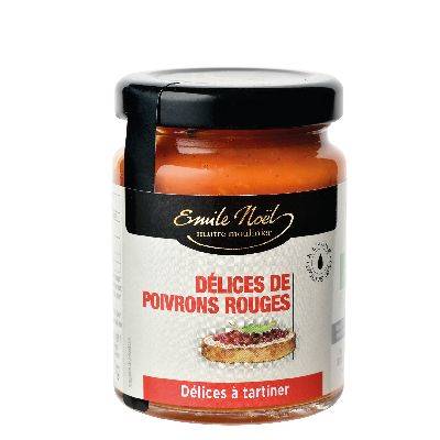 Délice de poivrons rouges bio