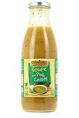 Soupe pois cassés courgettes 72cl