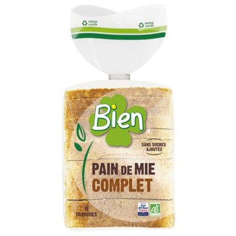 Pain de mie complet bien- 500g