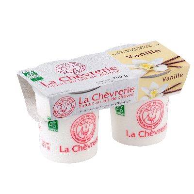 Yaourt chevre a la vanille 2x1