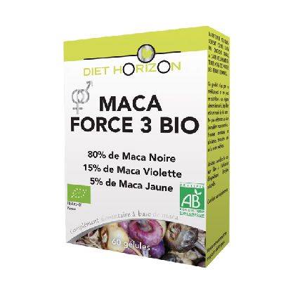 Maca force 3 bio - 60 gélules