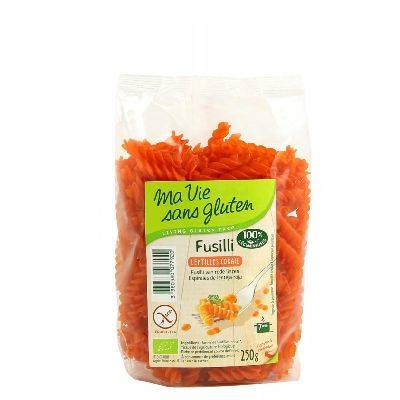 Fusilli lentilles corail - 250g