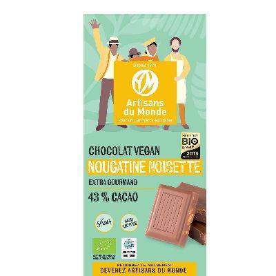 Choco. vegan noisettes 100g ar