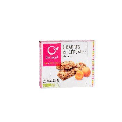 6 barres de cereales abricots