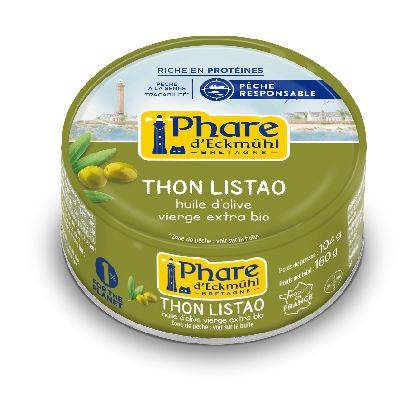 Thon listao à l'huile d'olive - 160g