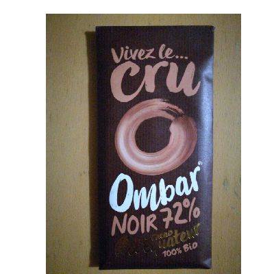 Chocolat cru 72% - 70g