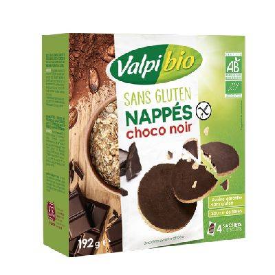 Biscuits nappés chocolat noir - 192g