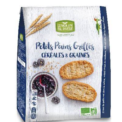 Petits pains grilles cereales