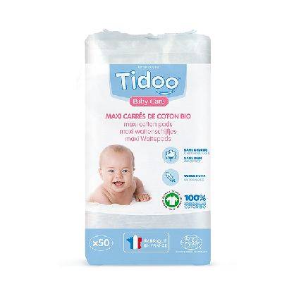 Maxi carrés bébés en coton bio