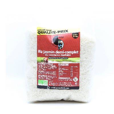 Riz jasmin demi complet - 2kg