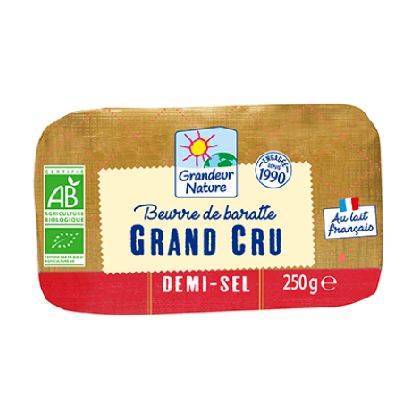 Beurre baratte 1/2 sel cru 250g