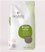 Argile verte surfine illine - 1kg