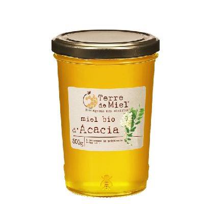 Miel d'acacia bio france 500g