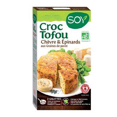 Croc tofu chèvre/épinard 2x100g