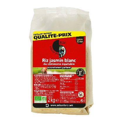 Riz jasmin blanc - 2kg