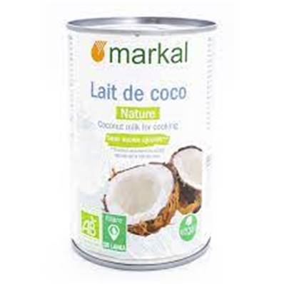 Lait de coco sans sucres ajout