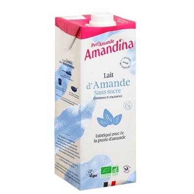 Boisson amande sans sucre - 1l